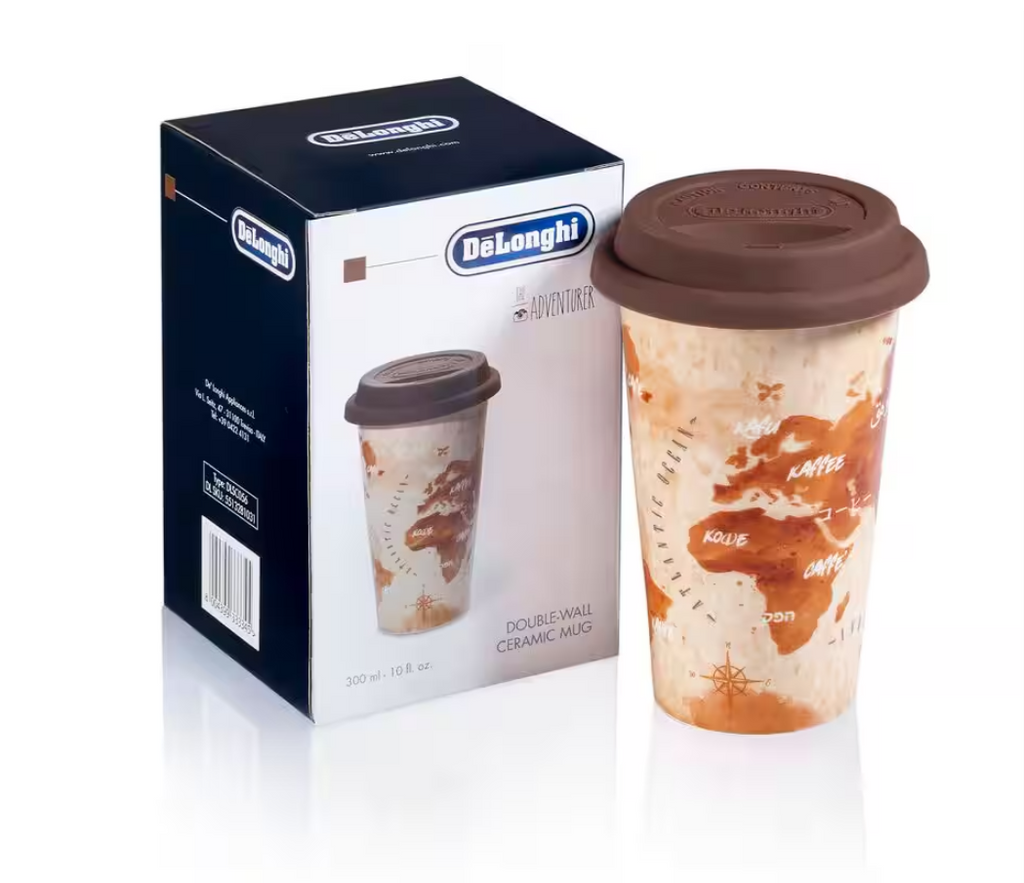 Delonghi Double wall ceramic mug, 300 ml DLSC056